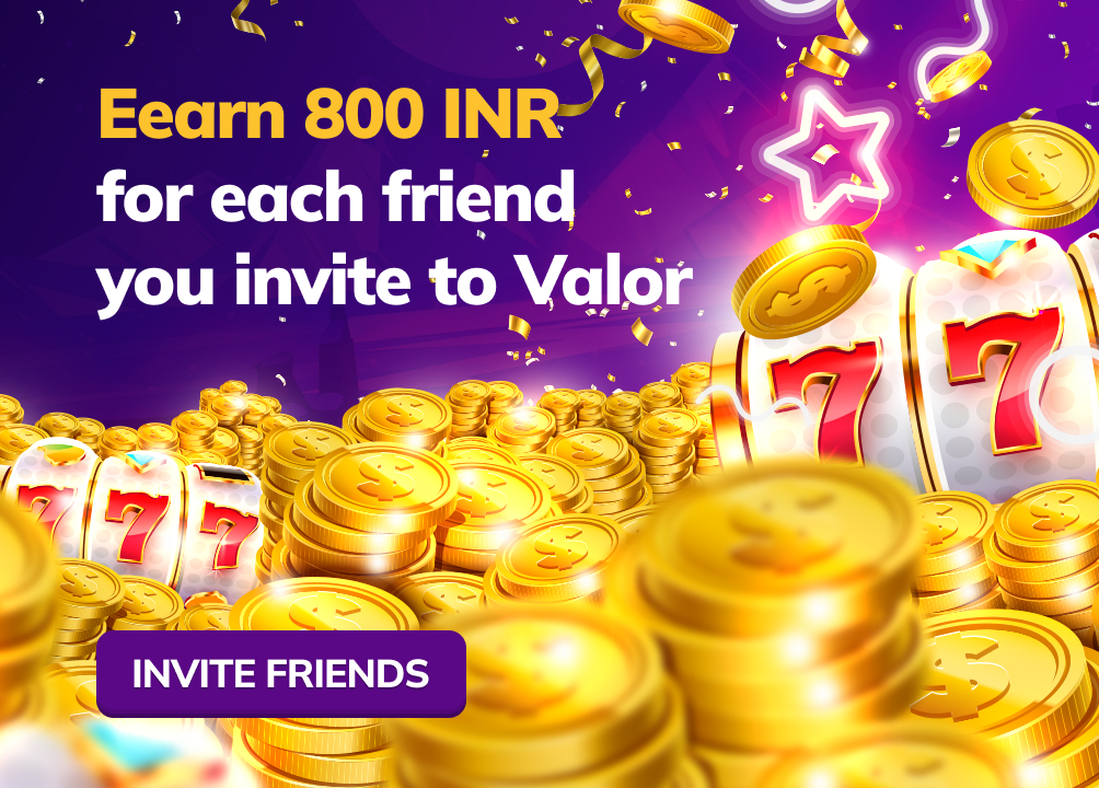 भारत में Valor Bet कैसीनो में खेलें 🎰 निष्पक्ष Valor Casino समीक्षा 2024-image