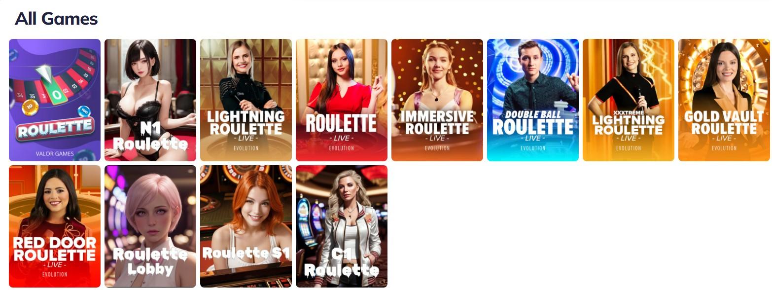 ValorBet Roulette